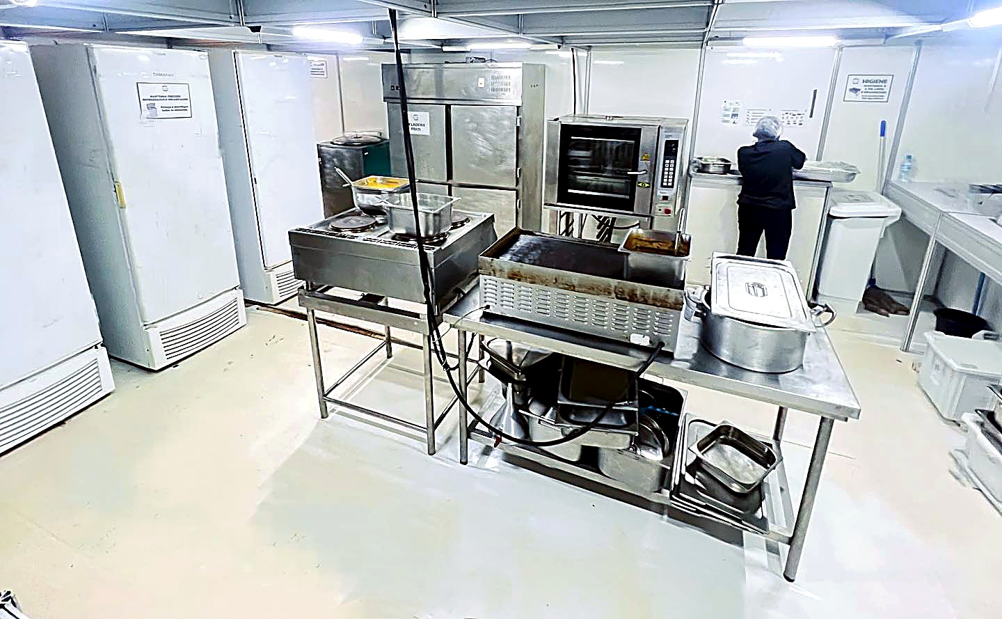 Cozinha industrial VR